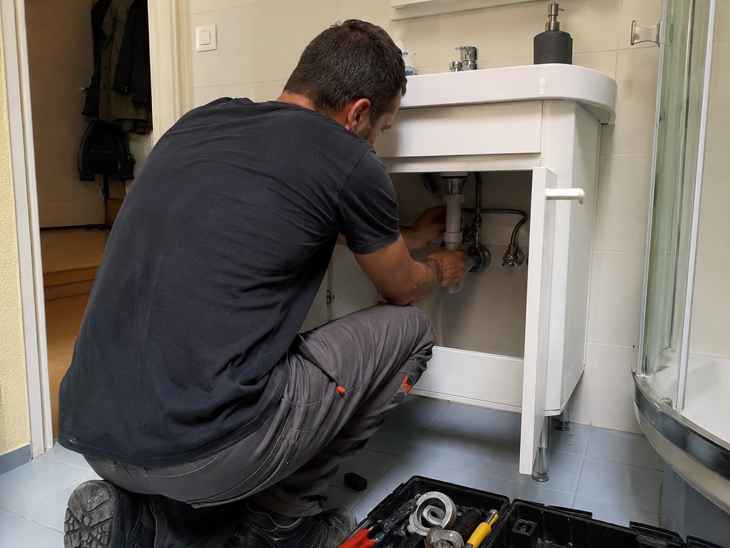 Riparazione lavabo
